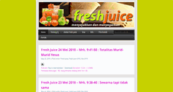 Desktop Screenshot of dailyfreshjuice.net