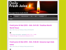 Tablet Screenshot of dailyfreshjuice.net